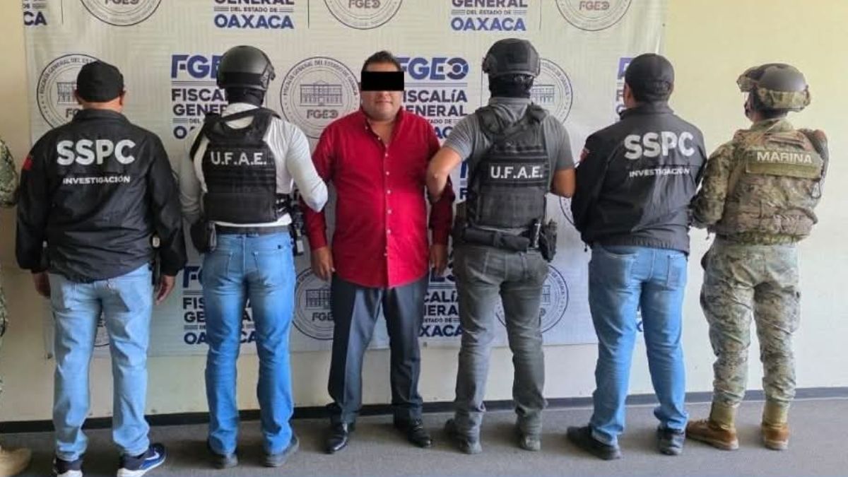 Ricardo Ramírez Pérez, alias ‘El Duck’, síndico segundo de Oaxaca de Juárez, detenido | Fiscalía de Oaxaca