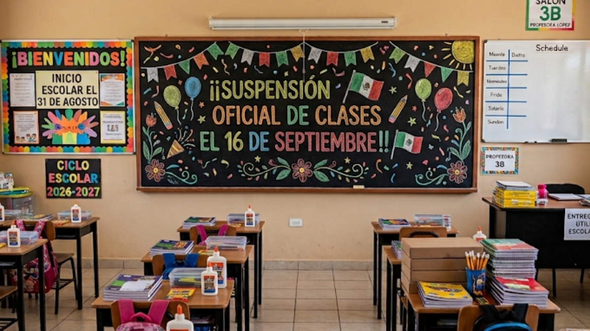 Suspensión de clases el 16 de septiembre | Generada con Gemini