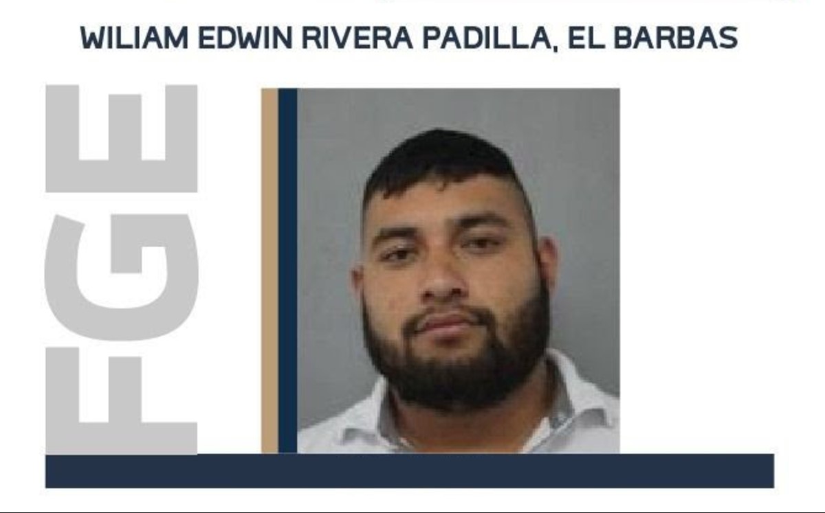 William Edwin Rivera Padilla, alias El Barbas CJNG, presunto jefe de plaza del Cártel Jalisco Nueva Generación en el municipio de Zitácuaro.