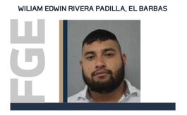 William Edwin Rivera Padilla, alias El Barbas CJNG, presunto jefe de plaza del Cártel Jalisco Nueva Generación en el municipio de Zitácuaro.