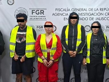 Detienen a cinco presuntos integrantes de la célula La Tía en Jalisco