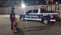 Los agentes solicitaron el apoyo de la Unidad Violeta.