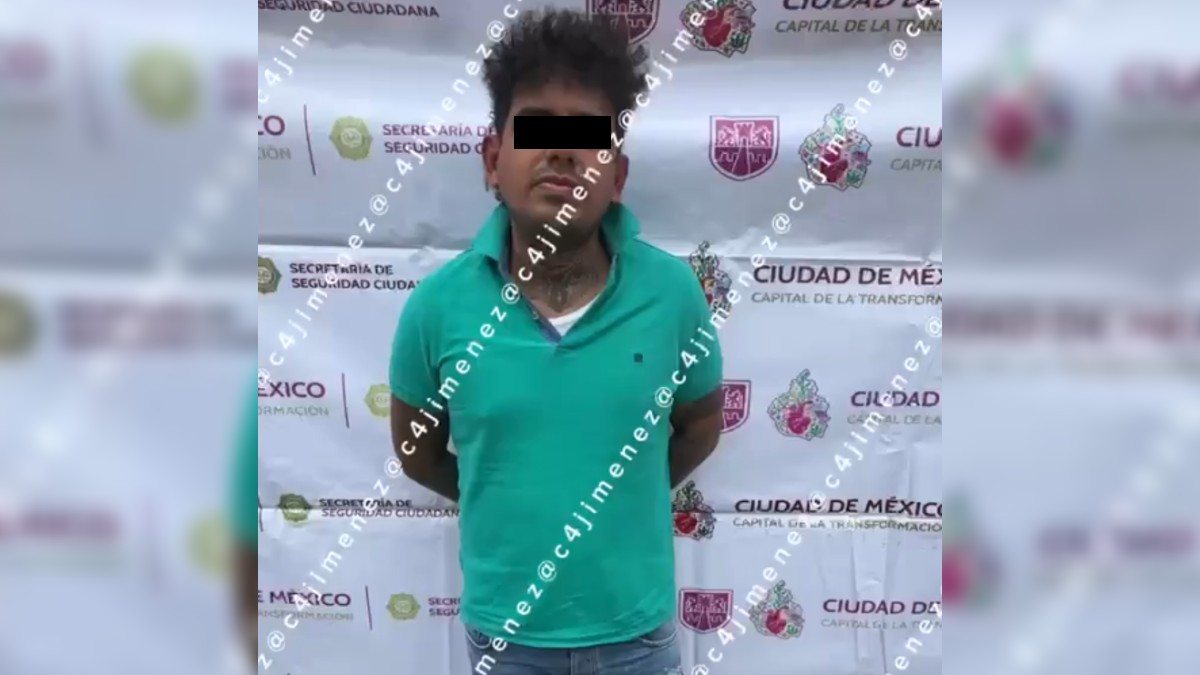 Detienen a Hugo Alexis ‘N’, alias 'El Moño', de La Unión Tepito por extorsión; van más de 5 veces que lo capturan en CdMx.