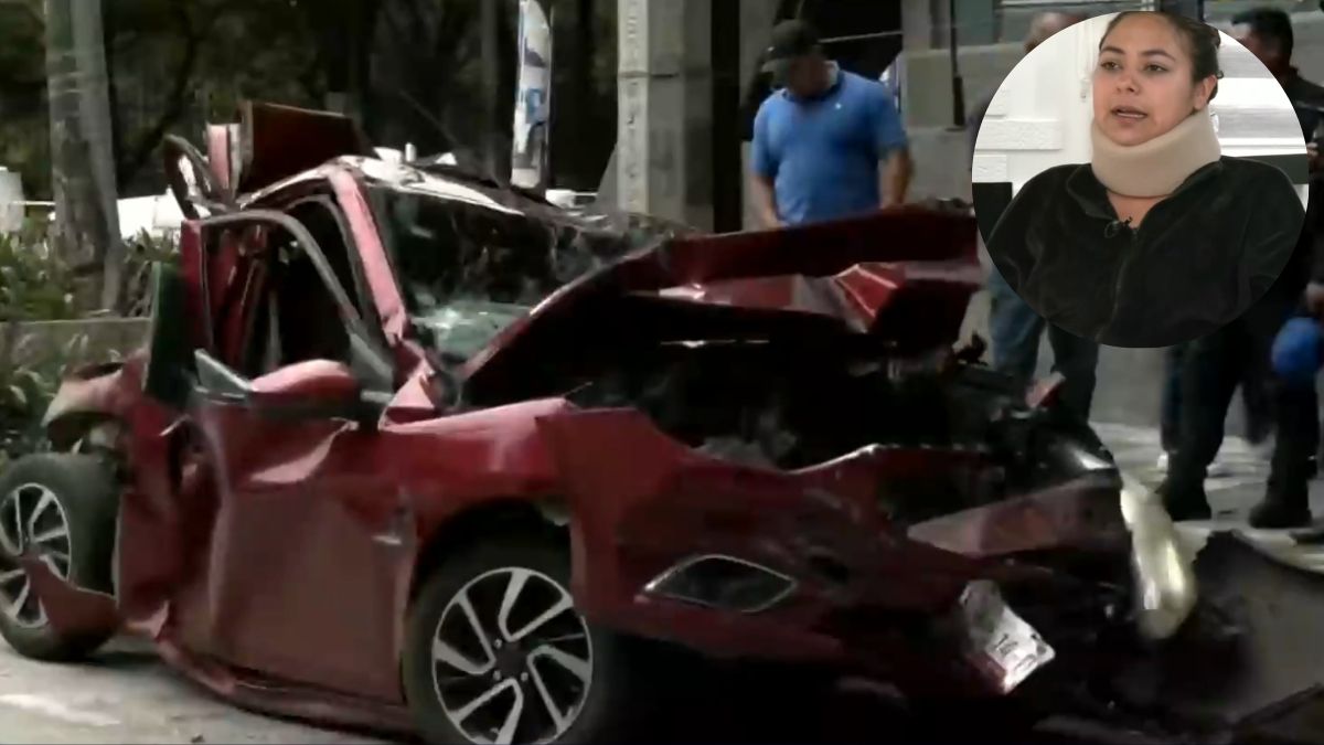 Jacqueline relata cómo sobrevivió a choque con tráiler en avenida Constituyentes, CdMx