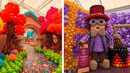 Zapopan rompe Récord Guinness con una aldea de globos de Willy Wonka. | Vete con Manu vía Facebook