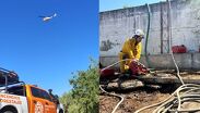 Autoridades continúan trabajando para contener el incendio en el Cerro de Picachos,
