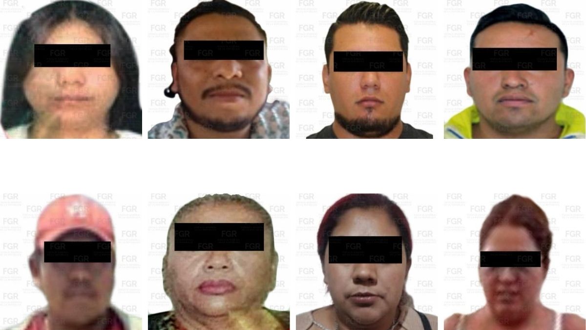 Detienen y vinculan a proceso a ocho sujetos por secuestro en Hidalgo y Puebla.