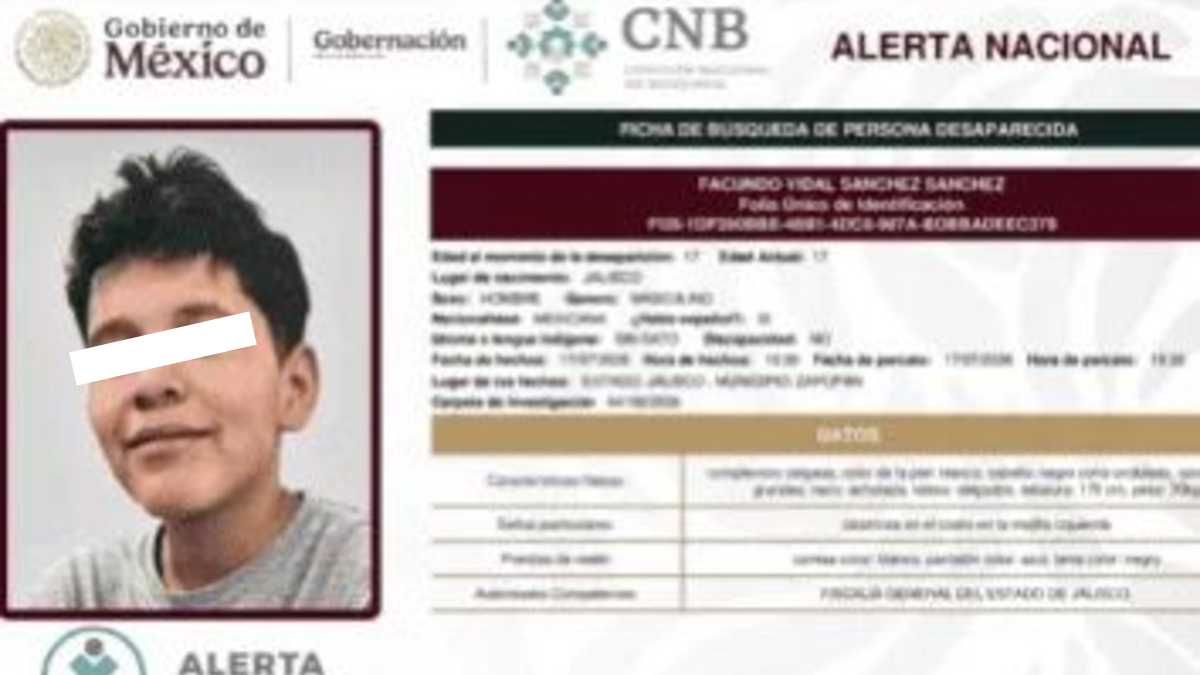 Localizan con vida en Nayarit a adolescente reportado como desaparecido en Zapopan.