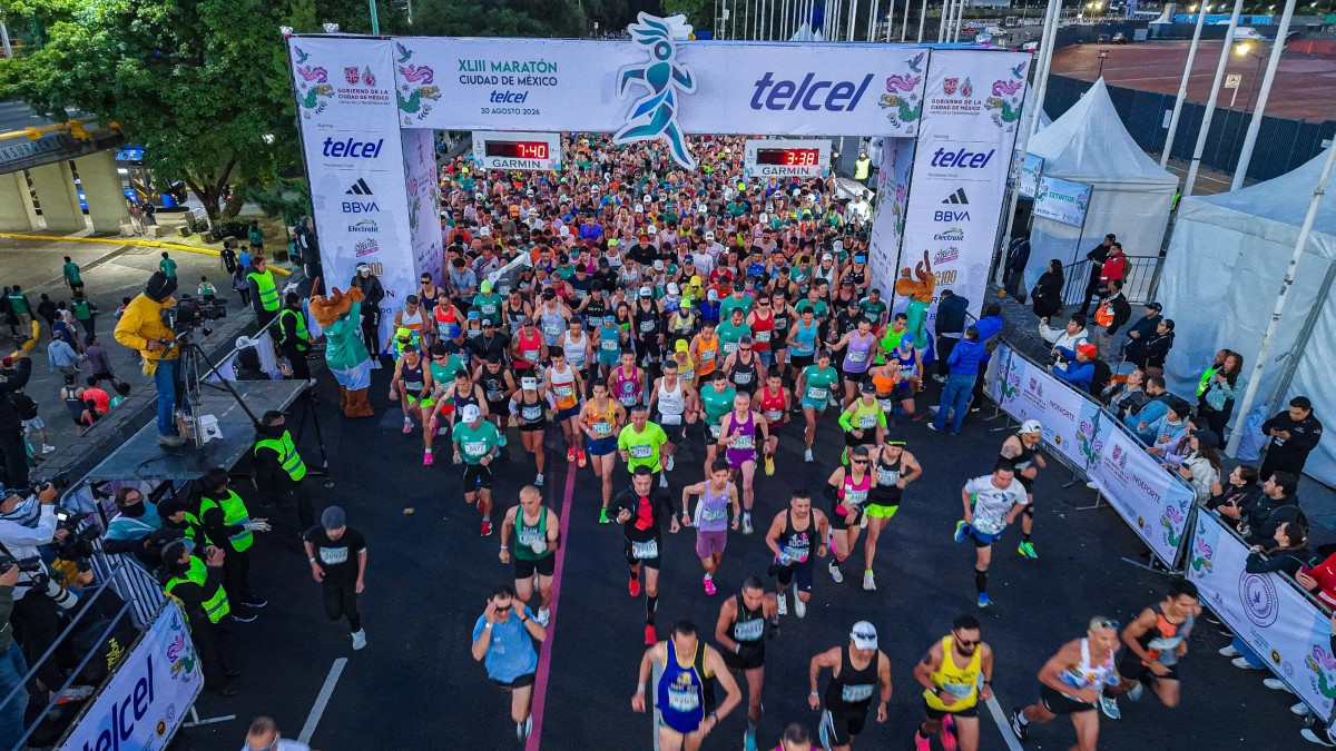 El Maratón de la Ciudad de México se llevó a cabo con éxito / @GobCDMX