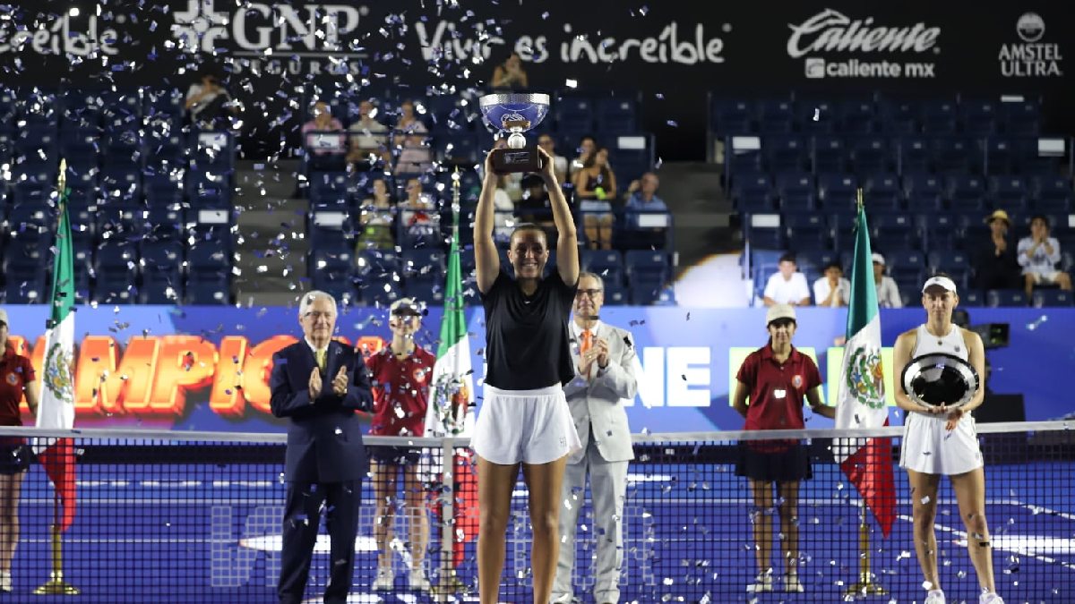 Parry se convierte en la segunda raqueta francesa en coronarse en Monterrey.