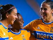 Thembi Kgatlana convirtió su segundo gol del Apertura 2026 ante Pachuca / Facebook
