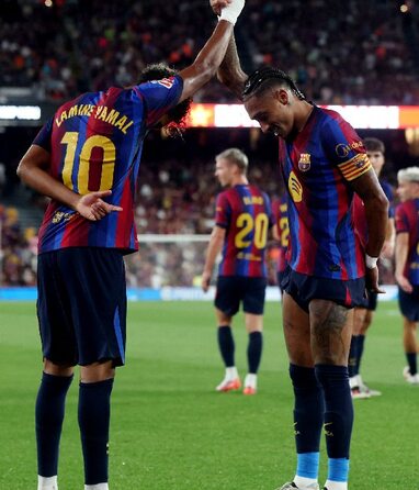 Barcelona ha anotado 12 goles en el inicio de la temporada 2026-27 en LaLiga / Reuters