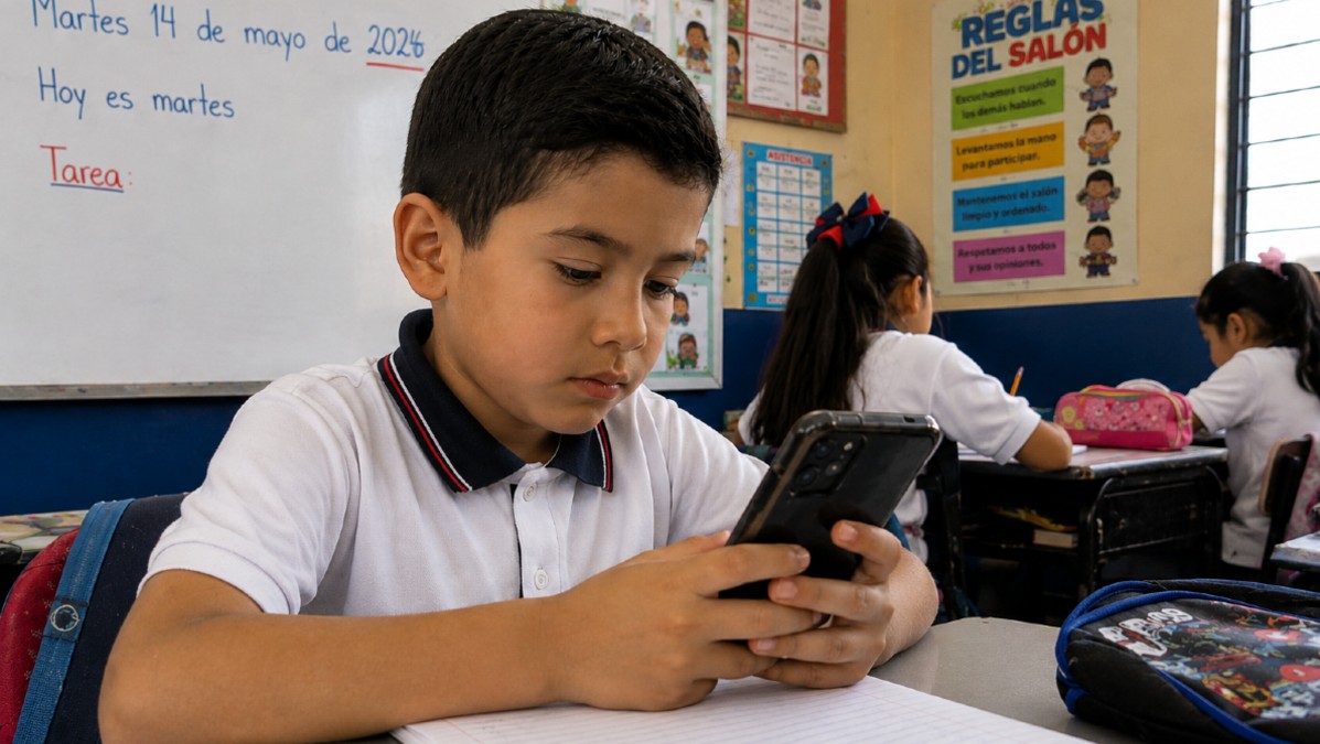 Los celulares y aparatos tecnológicos quedarán bajo resguardo de los maestros.