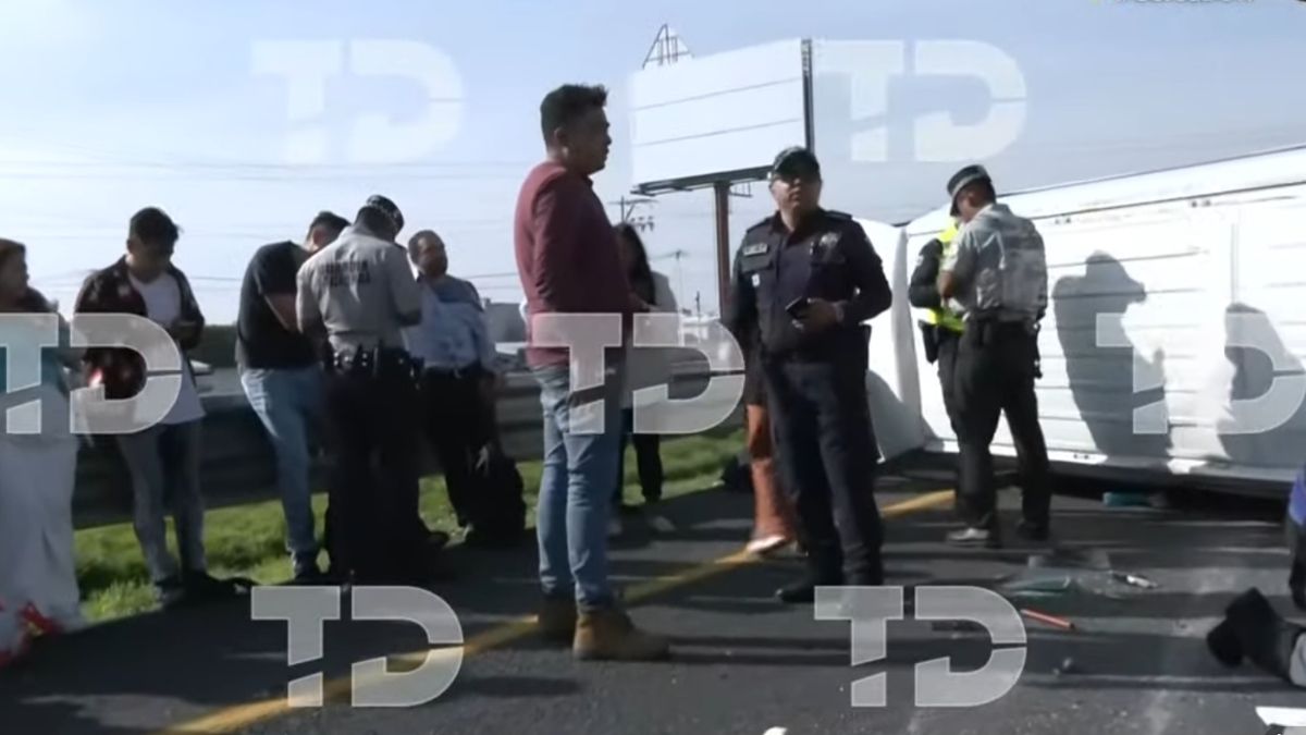 El incidente dejó varias personas lesionadas sobre la autopista México-Pachuca.