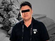 Elementos de seguridad y peritos de la Fiscalía General del Estado (FGE) acordonaron la zona del ataque en Tehuitzingo