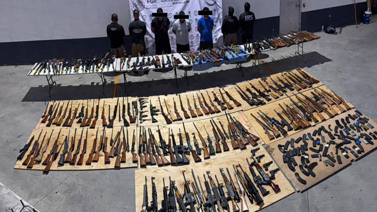 Harfuch mencionó que el cargamento era destinado a grupos criminales en México