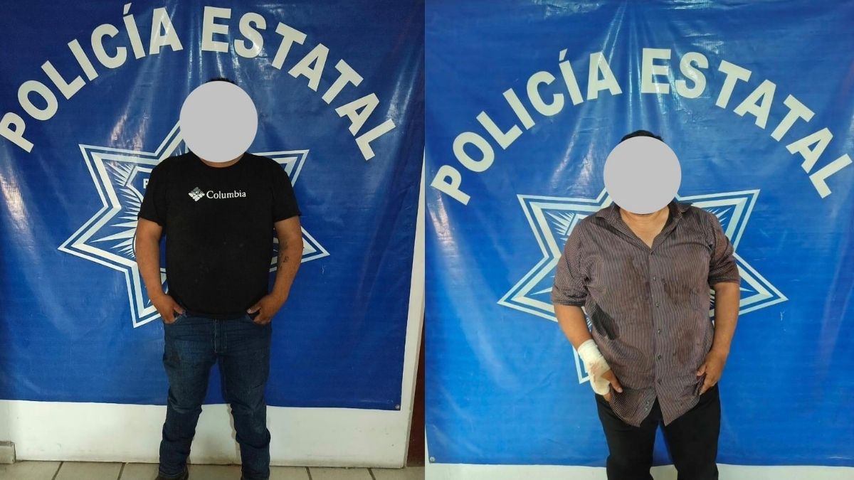 Los implicados se identificaron como Rubén, de 46 años, y Antonio de 35.