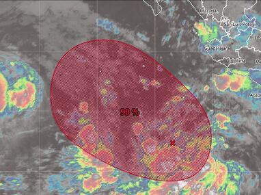 La tormenta se desplaza hacia el noroeste del Océano Pacífico. | Conagua