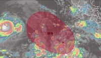 La tormenta se desplaza hacia el noroeste del Océano Pacífico. | Conagua