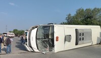 El accidente sucedió a la altura de la avenida Kia Motors tras la colisión que cobró la vida de tres personas la mañana de este lunes.