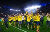 El América levantó la copa de campeón en la cancha del Estadio BBVA en Diciembre de 2024.