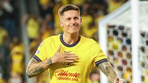 Brian Rodríguez fue el autor del tanto que le abrió la ventaja al América / @ClubAmérica