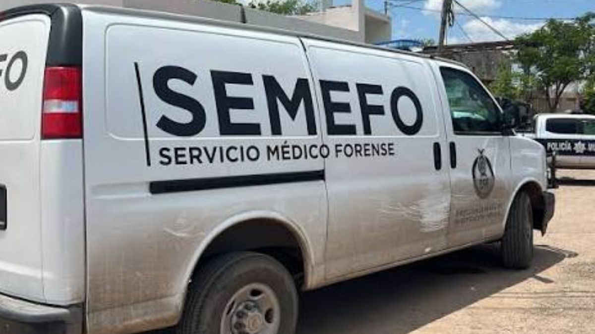 La camioneta Chevrolet Silverado pasó por un bache, lo que provocó que el menor perdiera el equilibrio y cayera sobre la vía.