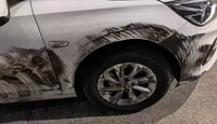 Captan a conductor chocando el auto de una mujer en Periférico.