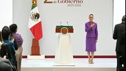 Claudia Sheinbaum rinde su Segundo Informe de Gobierno.