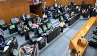 Congreso de Nuevo León en votación sobre tarifas especiales en transporte público. / Kevin Recio