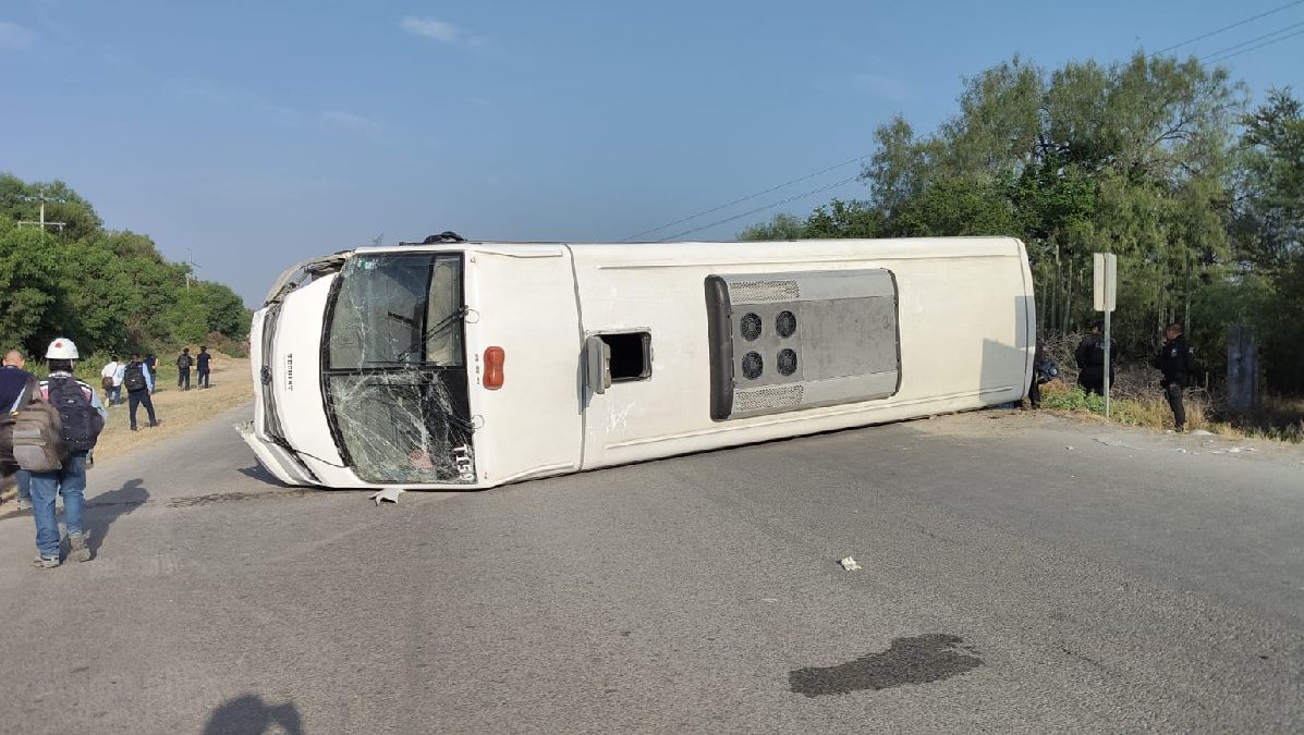 El accidente en Pesquería dejó tres hombres sin vida.