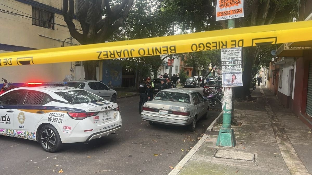 Un hombre de 45 años fue asesinado a balazos en calles de la colonia Portales, Benito Juárez.