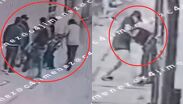 Un hombre fue captado agrediendo a una mujer en la GAM; hombres la defendieron y lo terminaron golpeando.