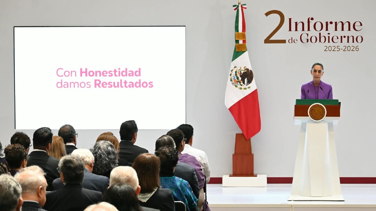 Al Segundo Informe de Gobierno de Claudia Sheinbaum fueron invitados un total de 300 personas.