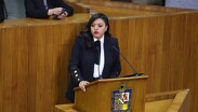 Itzel Castillo, presidenta saliente del Congreso de Nuevo León, dijo que la división de poderes no es un obstáculo para gobernar.
