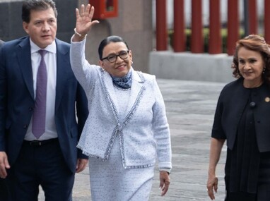 Rosa Icela Rodríguez entrega Segundo Informe de Gobierno en el Congreso.