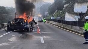 Autoridades del Edomex y CdMx trabajaron en conjunto para mitigar el incendio en la Chamapa-Lechería. | Bomberos de Huixquilucan