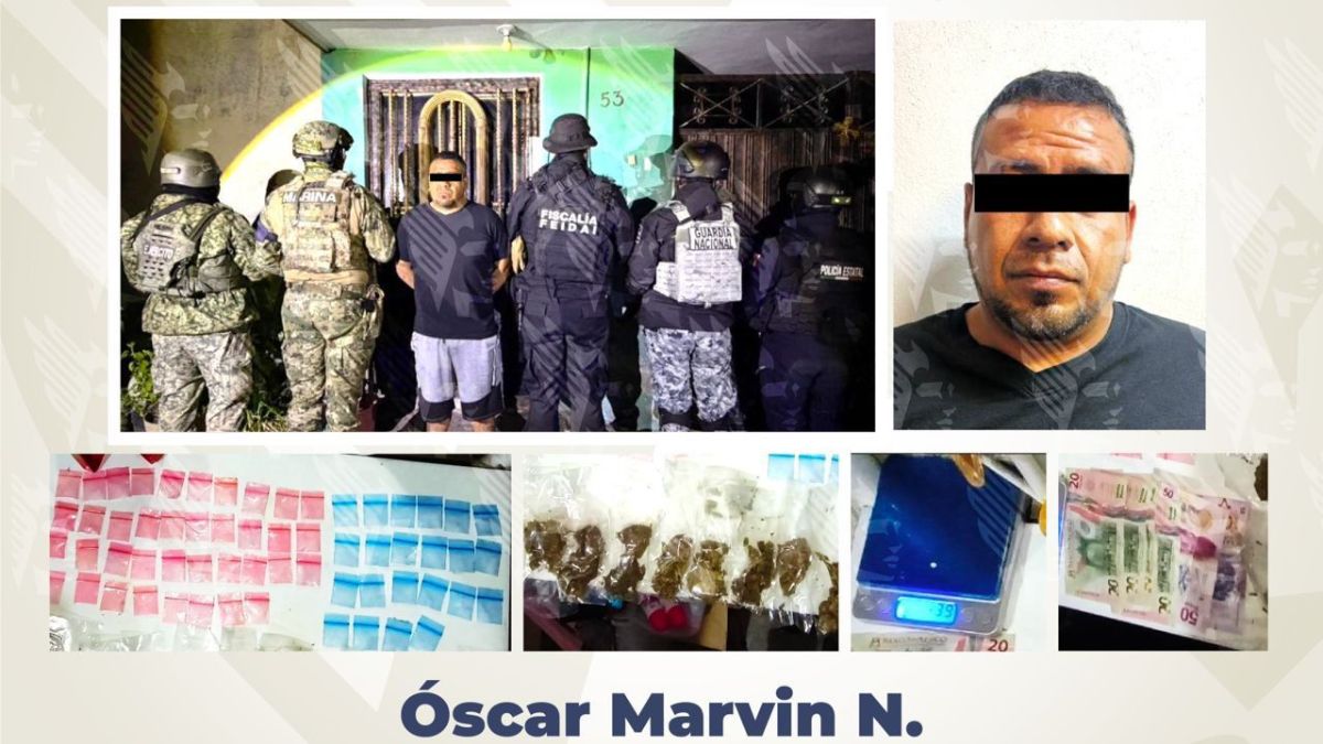 Autoridades federales y estatales resguardaron el domicilio intervenido en el barrio de Santiago Mihuacán | Fiscalía General del Estado de Puebla