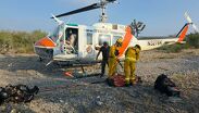 Combaten dos incendios forestales desde el aire en sierras de Nuevo León