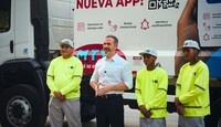Las familias podrán consultar el recorrido del camión y evitar que los residuos permanezcan por periodos prolongados.