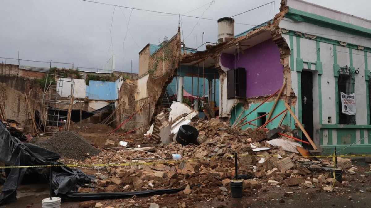 La finca afectada tuvo que ser evacuada para evitar riesgos.