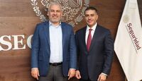Alfredo Ramírez Bedolla y Omar García Harfuch afianzan estrategia de seguridad para Michoacán. | Alfredo Ramírez Bedolla Vía Facebook.
