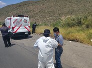 El cuerpo de la persona se encontraba entre los arbustos, por lo que no era muy visible.|