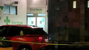 Los lesionados lograron llegar a una Cruz Verde para ser atendidos.