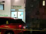 Los lesionados lograron llegar a una Cruz Verde para ser atendidos.