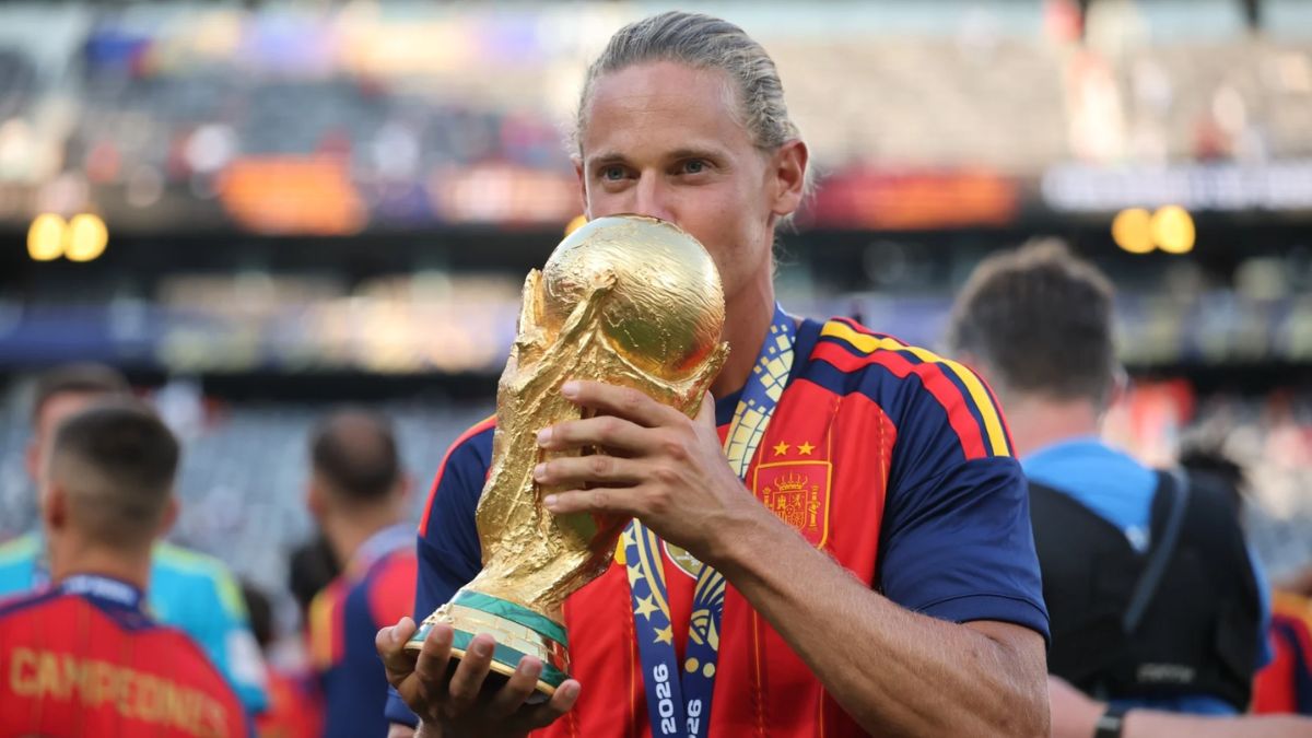 Marcos Llorente fue campeón del Mundo con España en el Mundial 2026.