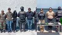 El primer operativo se realizó en las calles Adolfo Garza y Marcelino de la Garza.