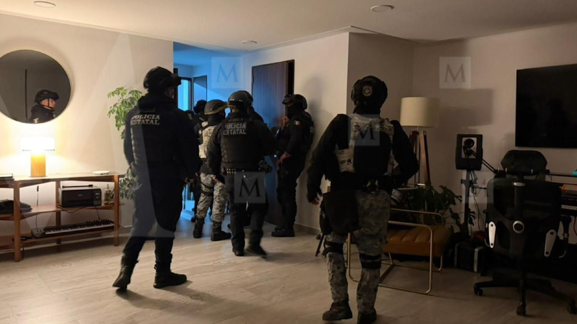 Revelan momento en que autoridades entran al departamento de Jonathan Meléndez