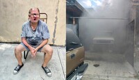 Al sitio acudieron Bomberos y paramédicos, quienes brindaron atención al lesionado.