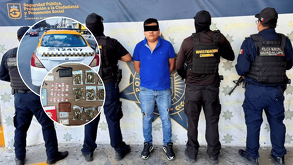 Detienen taxista por asaltos en tiendas en Guadalupe